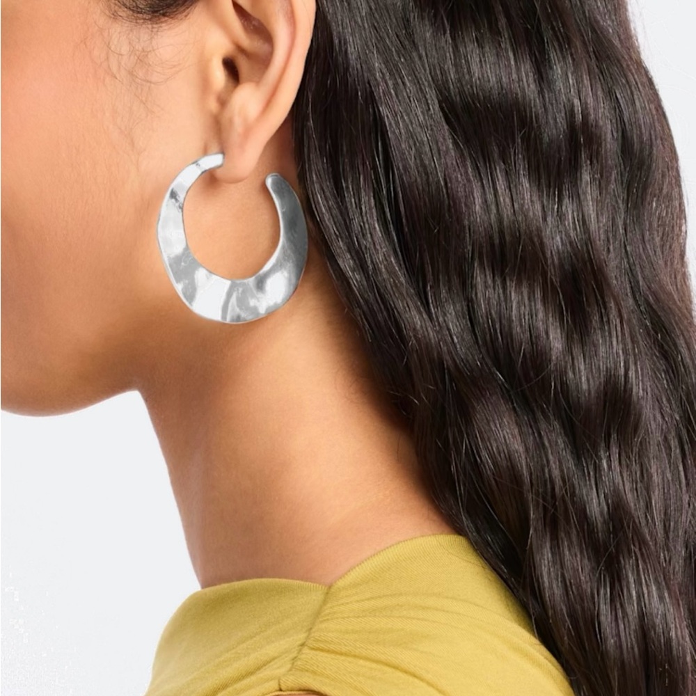 41 Hawthorn Silver Statement Earrings